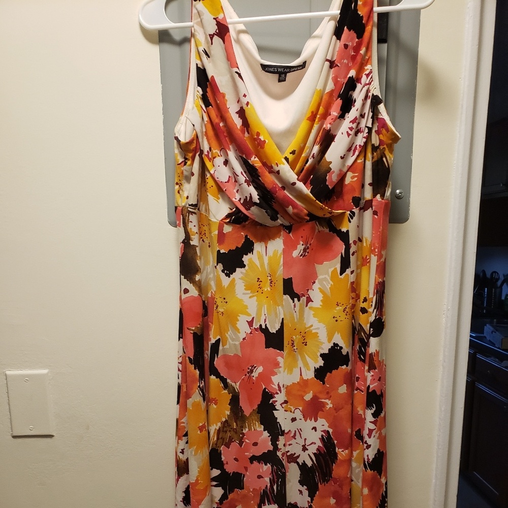Jones Wear Size 16 summer dress vintage